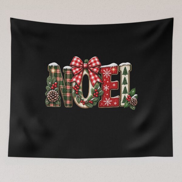 Item preview, Festive Noel Typography Design for Holiday Cheer designed and sold by rafaeltto.