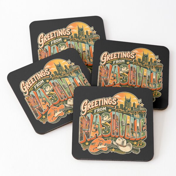 Item preview, Nashville Greetings with Guitars and Broadway Lights designed and sold by Fenay Designs.
