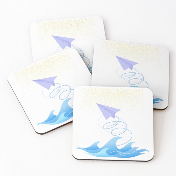 Item preview, Minimalist Paper Plane Spiral Climb designed and sold by LuxAir.