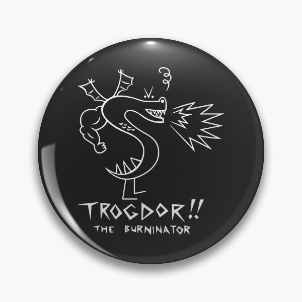 Item preview, Trogdor The Burninator Dragon Classic Nostalgia Meme designed and sold by BUNNIES-EL.