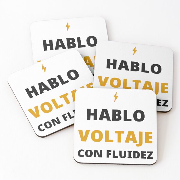 Item preview, I Speak Voltage Fluently (Black Version) | Electrician Spanish Humor Shirt designed and sold by Hooyaa.