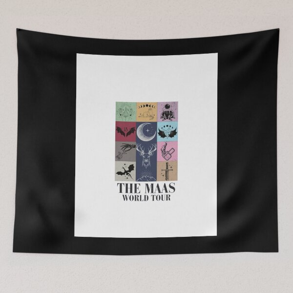 Item preview, The Maas World Tour Sarah J. Maas Fan Art  designed and sold by etindrychonag.