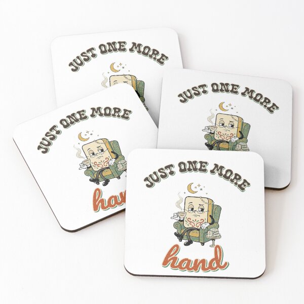 Item preview, Just One More Hand - Funny Mahjong Night Owl designed and sold by olympe-store.