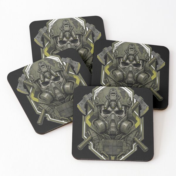 Item preview, Tactical Hazard Skull Gas Mask FAST Helmet Operator designed and sold by ValhallaHub.