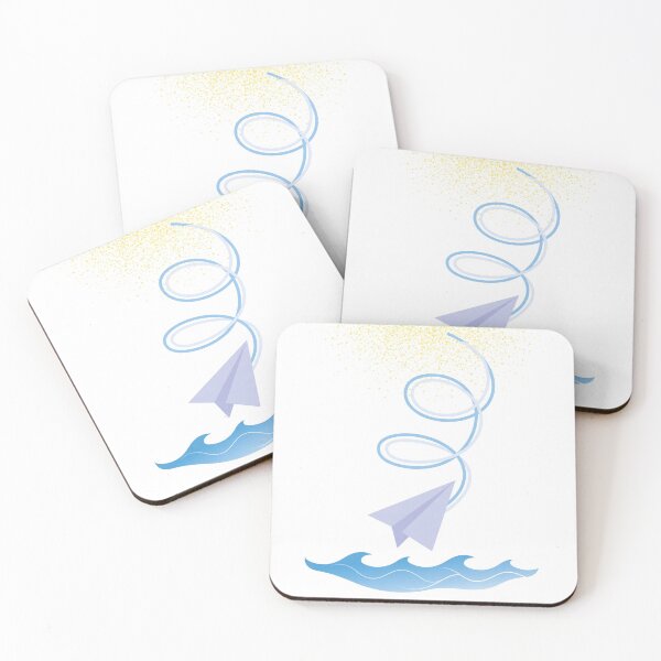 Item preview, Minimalist Paper Plane Double Loop designed and sold by LuxAir.