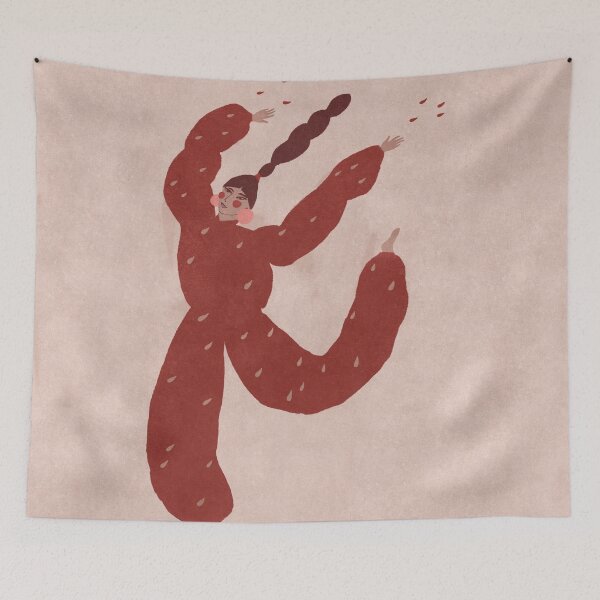 Item preview, Woman in red designed and sold by Susu Stolle.