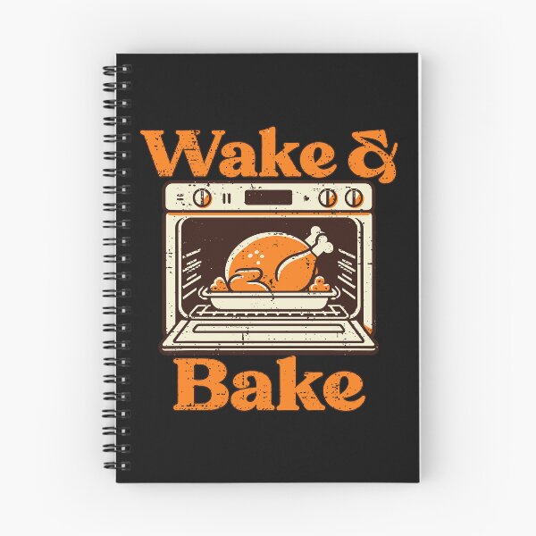 Item preview, Wake And Bake Funny Thanksgiving Roasting Turkey Oven Chef designed and sold by Designart68.