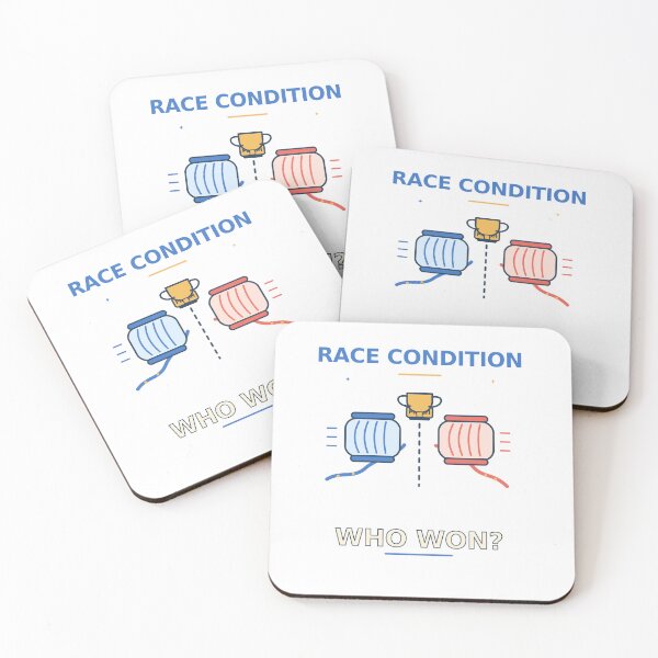 Item preview, Race Condition Who Won - Funny Multithreading Programmer Humor designed and sold by Ink and Wink.