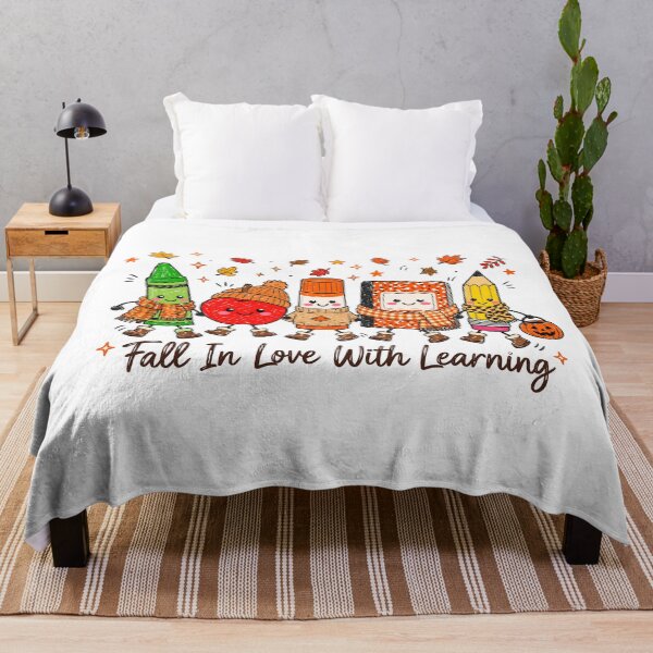 Item preview, Fall In Love With Learning Cute Autumn Teacher School designed and sold by Designart68.
