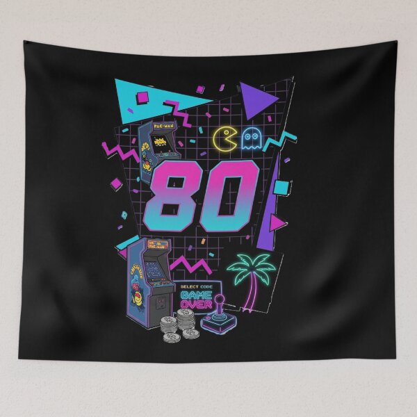 Item preview, Retro Arcade Neon 80s: Synthwave, Pac-Man & Gamer Culture designed and sold by MR LOVICE.