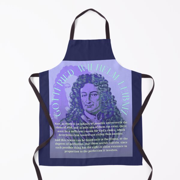 Item preview, Gottfried Wilhelm Leibniz quote: Now, as there is an infinity of possible universes in the Ideas of God, designed and sold by artbleed.