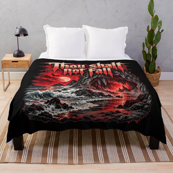 Item preview, Thou Shalt Not Fall Gothic Vampire Cave Graphic designed and sold by TMTD Productions.