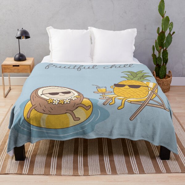 Item preview, Fruitful Chill Cute Pineapple And Coconut Summer designed and sold by Amir Faysal.