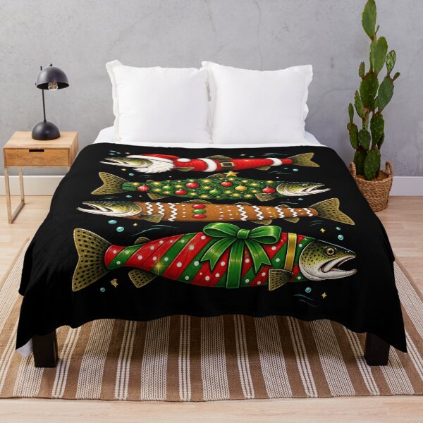 Item preview, Festive Holiday Fish Design for Christmas Cheer designed and sold by rafaeltto.