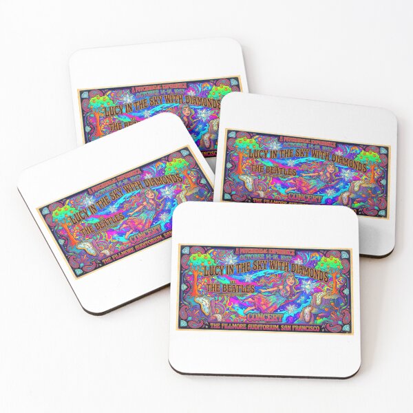 Item preview, Psychedelic Lucy in the Sky Song Poster designed and sold by Halifaxartguy.
