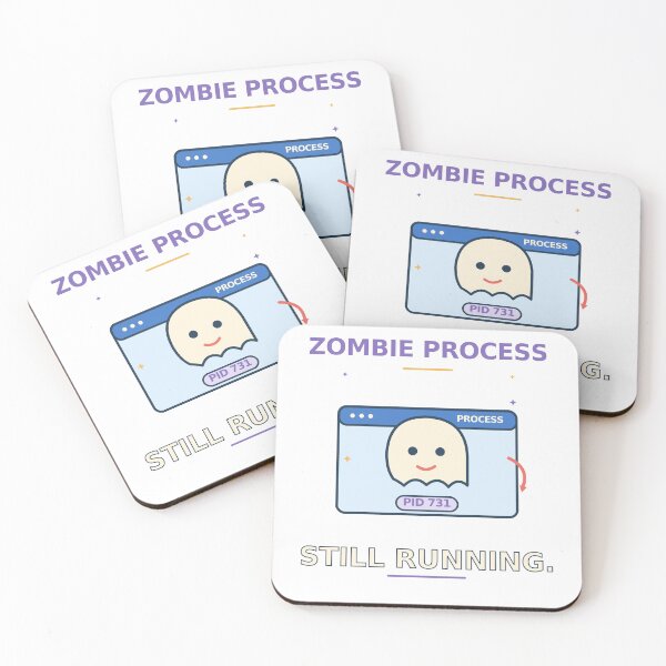 Item preview, Zombie Process Still Running - Funny Linux Programming Humor designed and sold by Ink and Wink.