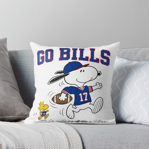 Item preview,  Snoopy  Woodstock Buffalo Bills Football Retro F506 designed and sold by AlexieGibson.