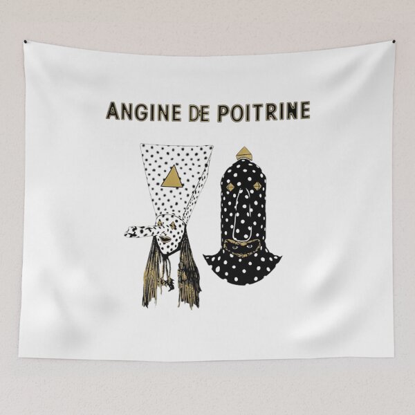 Item preview, Angine-De Poitrine Retro Polka Dot Couple Dark designed and sold by grazjaiuryip.