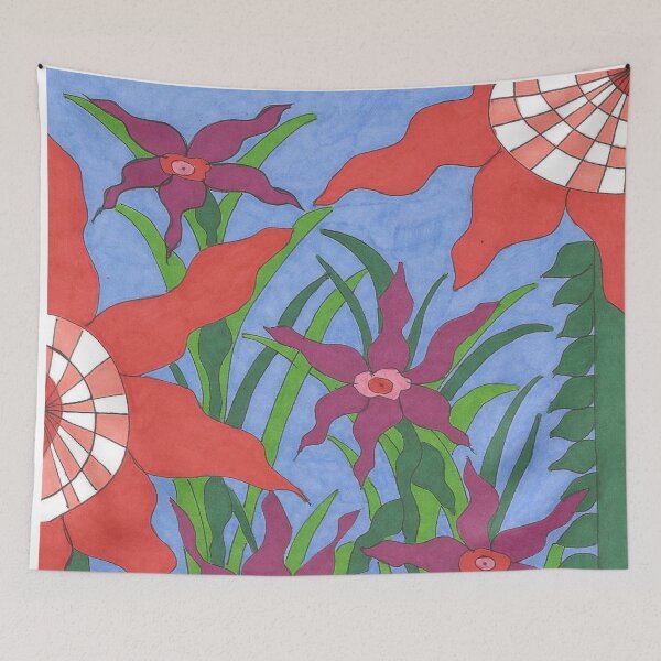 Item preview, Boho Blues Garden  designed and sold by DanielleGensler.