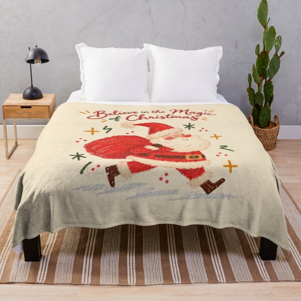 Item preview, Believe in the Magic of Christmas Vintage Santa Art designed and sold by Islabonita..
