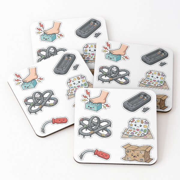 Item preview, Chaotic New Year Toy Setup Disasters Sticker Pack - Assembly Fails designed and sold by SimpleP.
