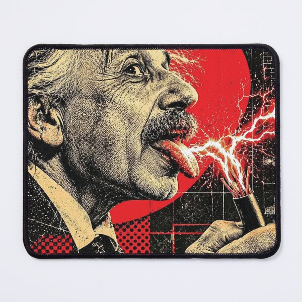 Item preview, Albert Einstein Electric Tongue – Science Pop Art designed and sold by Xtention Co..