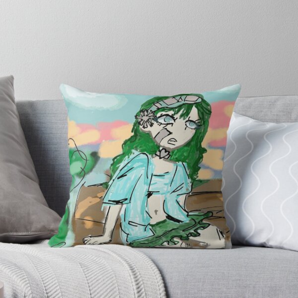 Item preview, Green Haired Girl at Sunset designed and sold by MarceaDelpier.