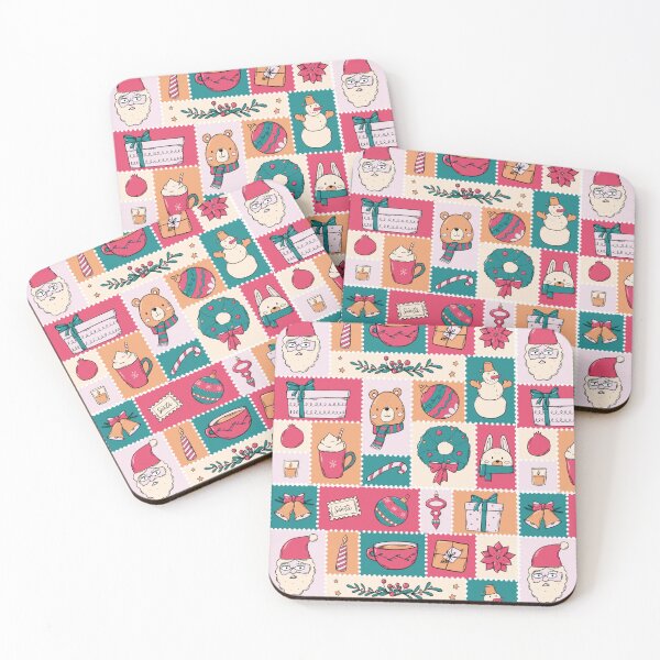 Item preview, Christmas stamps pattern designed and sold by sasyall.