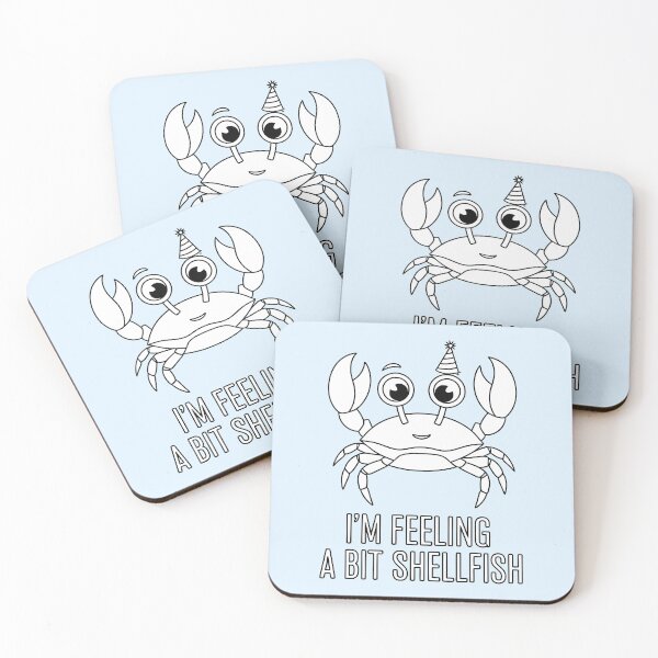 Item preview, Feeling Shellfish Cute Crab Party designed and sold by Amir Faysal.