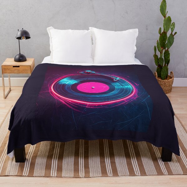 Item preview, Vinyl Record Player Glow, 3d Render, Vibrant designed and sold by Checho30.