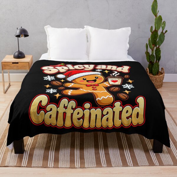 Item preview, Spicy and Caffeinated Gingerbread Coffee Christmas Design designed and sold by stmpdwrld.