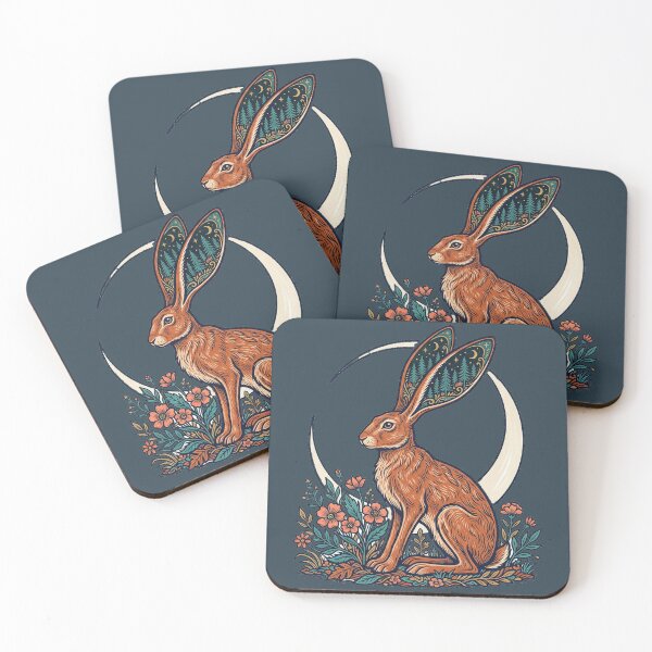 Item preview, A Hare Listening to the Moon designed and sold by ELmestka.