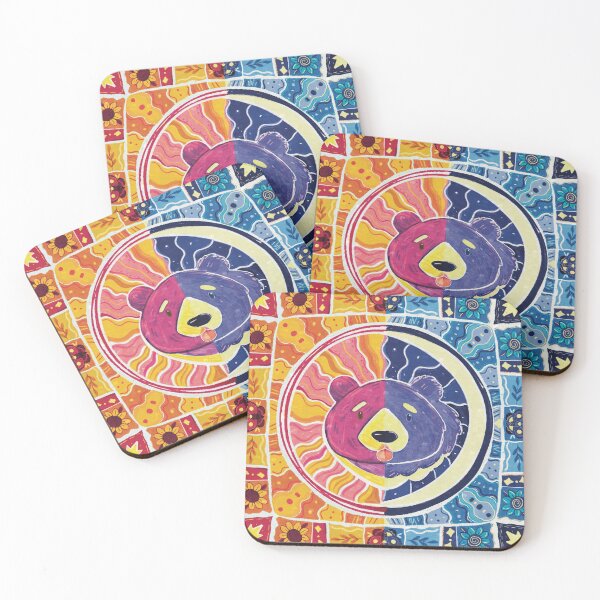Item preview, Sun and Moon Bear  designed and sold by SplodgeBlossom Illustration.