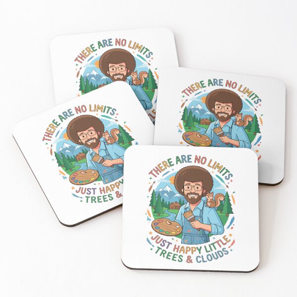 Item preview, Bob Ross There Are No Limits designed and sold by Karamram Studio.