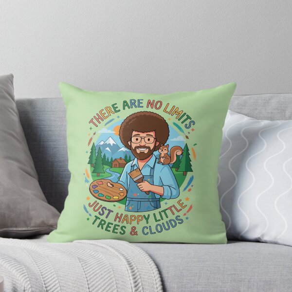 Item preview, Bob Ross There Are No Limits designed and sold by Karamram Studio.