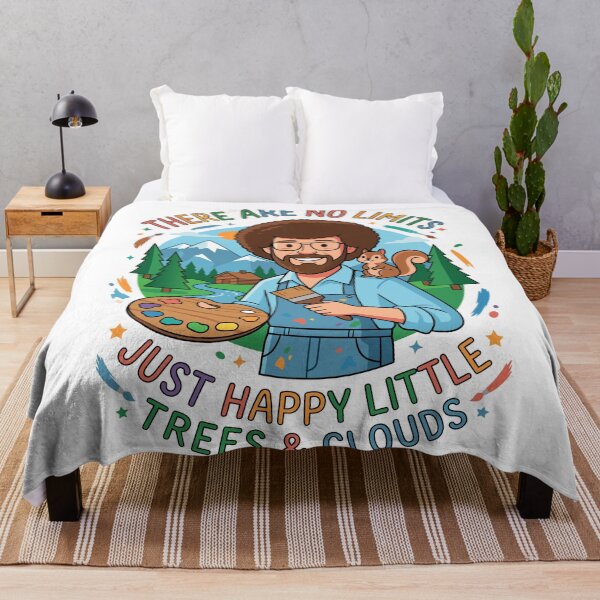 Item preview, Bob Ross There Are No Limits designed and sold by Karamram Studio.