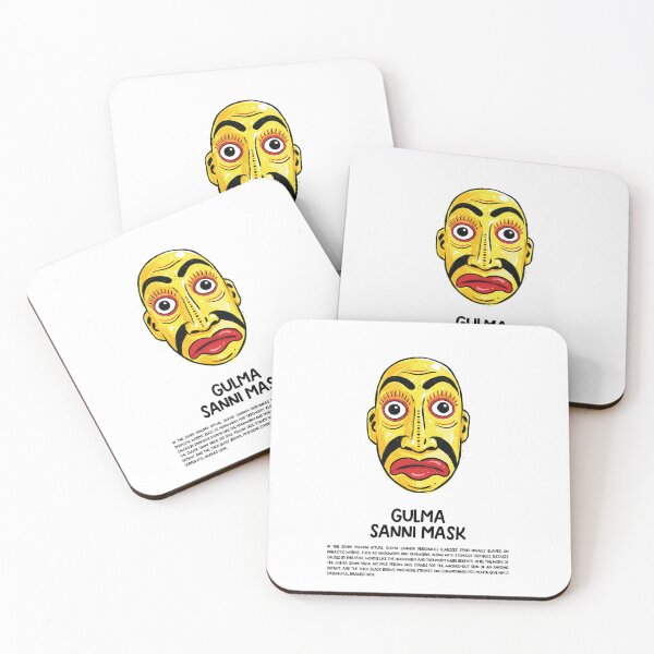 Item preview, Gulma Sanniya Yellow Sanni Mask Sri Lanka Art designed and sold by Merch by Das Design Studio.