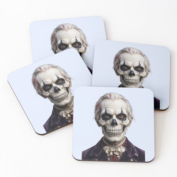 Item preview, Scary Skeleton Clown – Creepy Gothic Horror Jester designed and sold by SweetLilith.