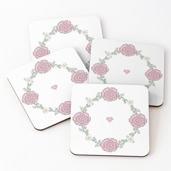 Item preview, Floral Cross Stitch Roses designed and sold by Officialgrannychic.