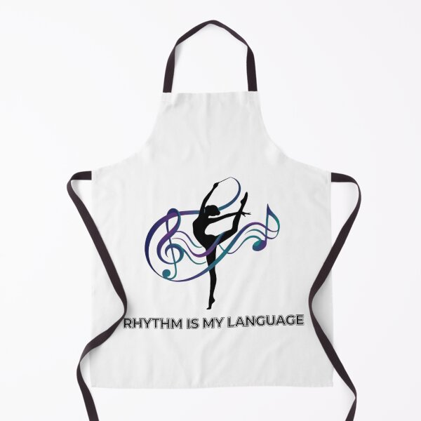 Item preview, rhythm is my language. rhythmic gymnastics designed and sold by FlipGymnastics.