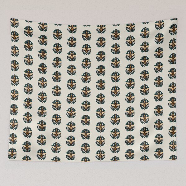 Item preview, Queen Bee with Crown and Crescent Moons designed and sold by H. Doucette Studio.