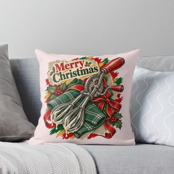 Item preview, Hand mixer resting among festive ribbons and paper designed and sold by TaruHonu.
