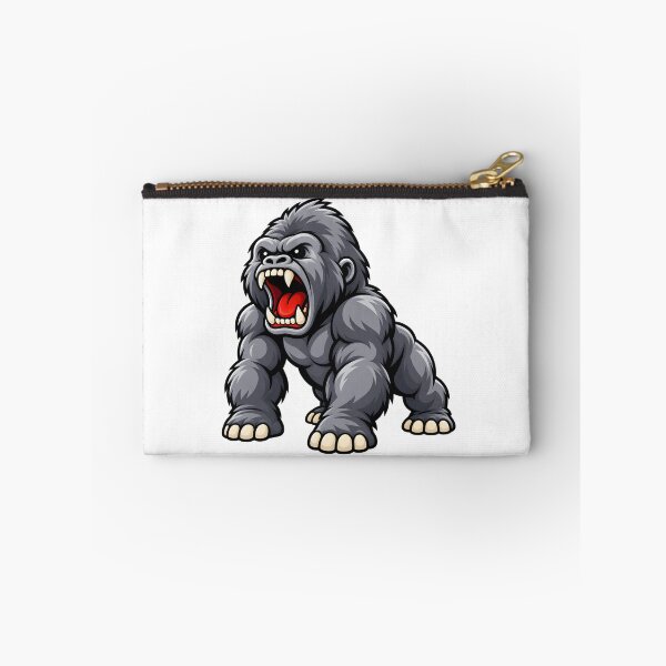 Item preview, Fierce Roaring Cute Baby Gorilla Illustration designed and sold by ROARSOME DESiGNS.