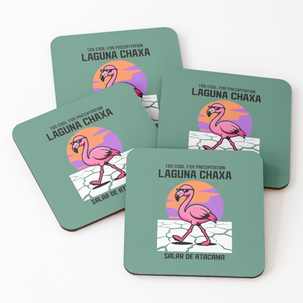 Item preview, Cool Flamingo Laguna Chaxa Salar De Atacama Sunset Vintage designed and sold by MyHappyArtShop.