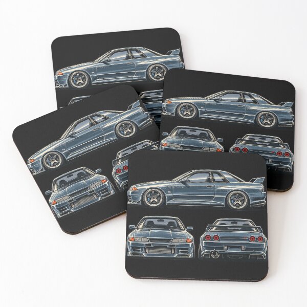 Item preview, Japanese Performance Vintage Skyline GT-R Blueprint Art designed and sold by THAT-ONE-TEE.