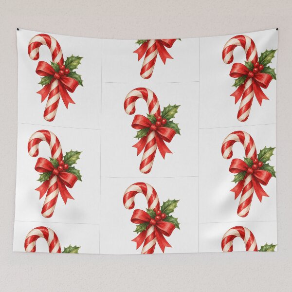 Item preview, Merry Christmas candy cane designed and sold by RobertMartinArt.