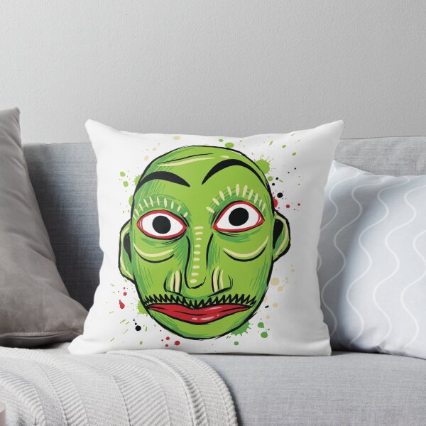 Item preview, Pissu Sanniya Green Sri Lankan Sanni Mask Art designed and sold by Merch by Das Design Studio.