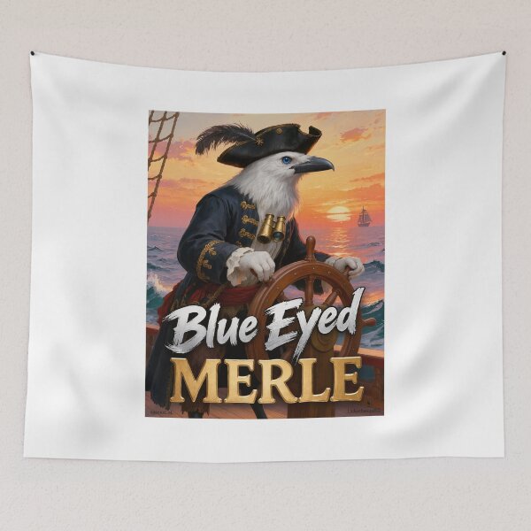 Item preview, Blue Eyed Merle Print designed and sold by Lichentroupe63.
