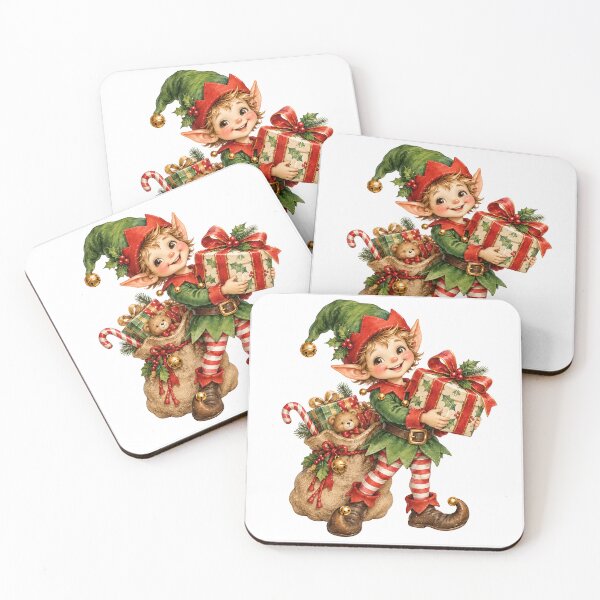 Item preview, Merry Christmas elf designed and sold by RobertMartinArt.