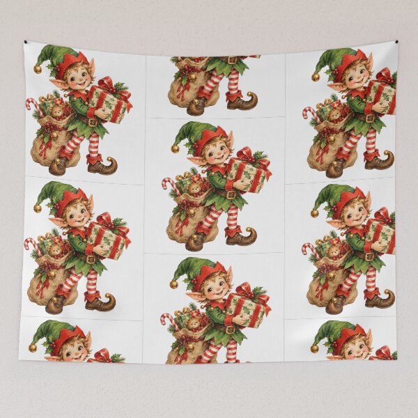 Item preview, Merry Christmas elf designed and sold by RobertMartinArt.
